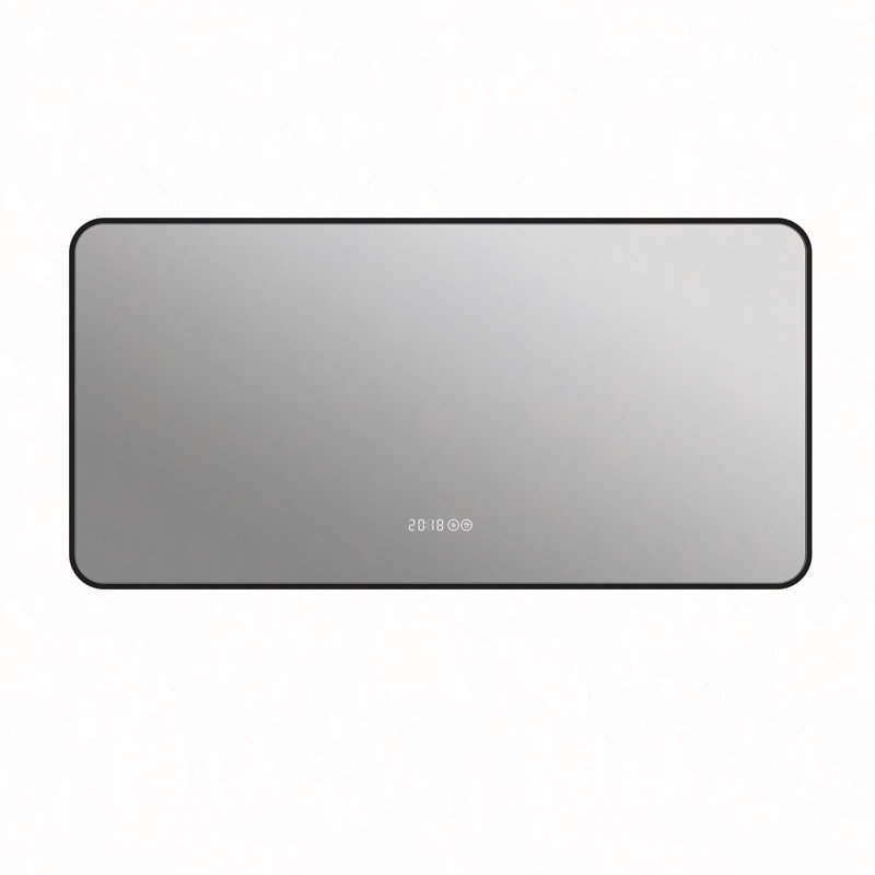 Miroir mural 48 * 24 "noir