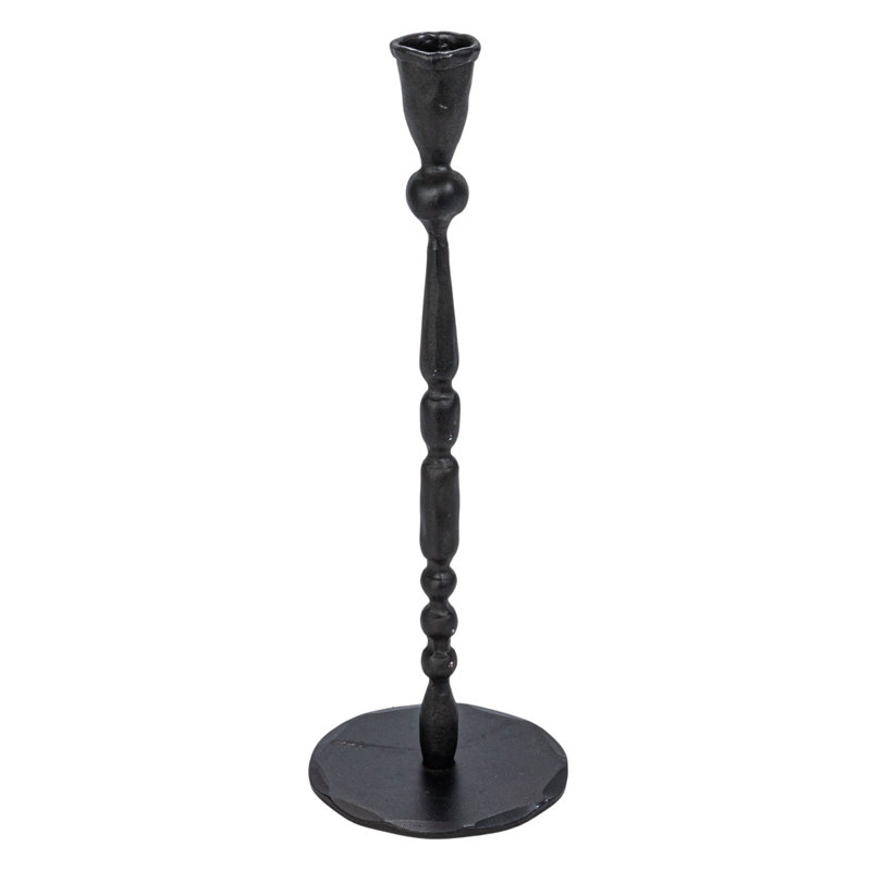 Decorative Hand-Forged Metal Taper Holder