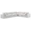 Canapé modulaire réversible en velours de 160 po Homero-87141460