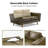 62.2'' Wide Upholstered Loveseat With Solid Wood Legs-1305691327