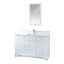 Ensemble de meuble-lavabo simple 47,2 po avec miroir Lastarza-981462494