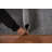 Gray Wool Gabbeh Modern Runner Rug 3x10