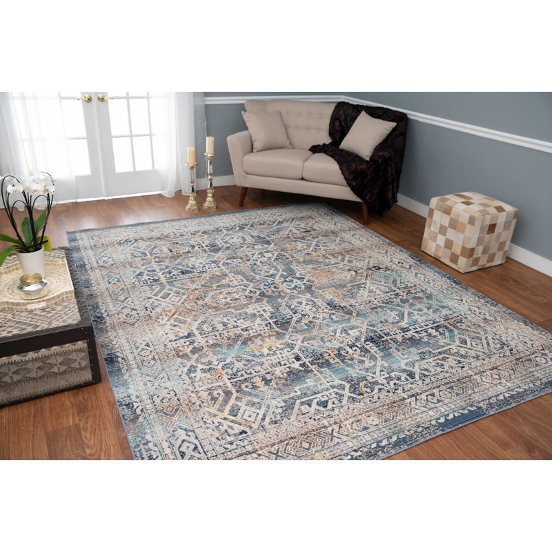 Morvant Oriental Indoor Rug, Rectangle 5'3" x 7'10"