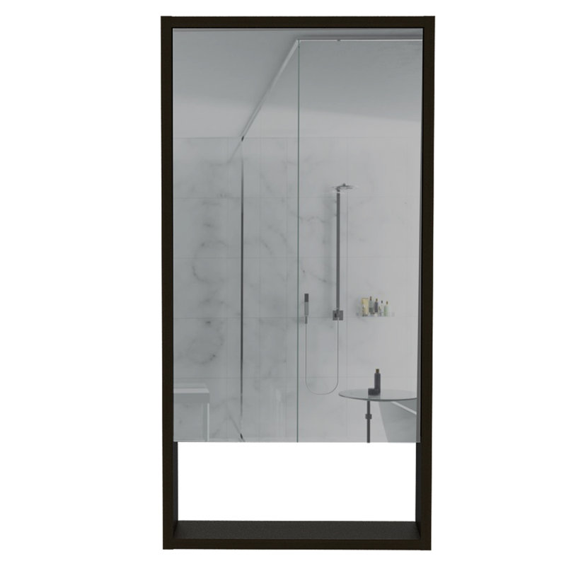 Armoire à pharmacie 18,01 l 35,51 H, Noir