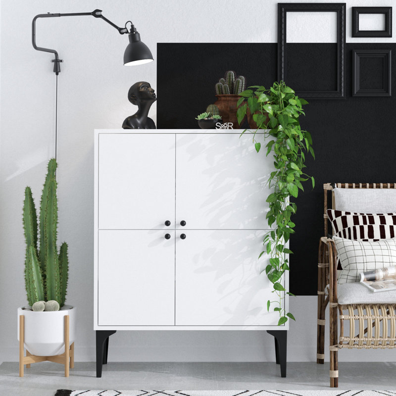 Afiq 90cm Console Table, White