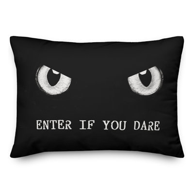  Coussin lombaire Entrez si vous osez les yeux