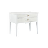 The Sensual Side Of Sleek 2 - Drawer Solid Wood Nightstand