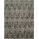 Damask Area Rug in Gray