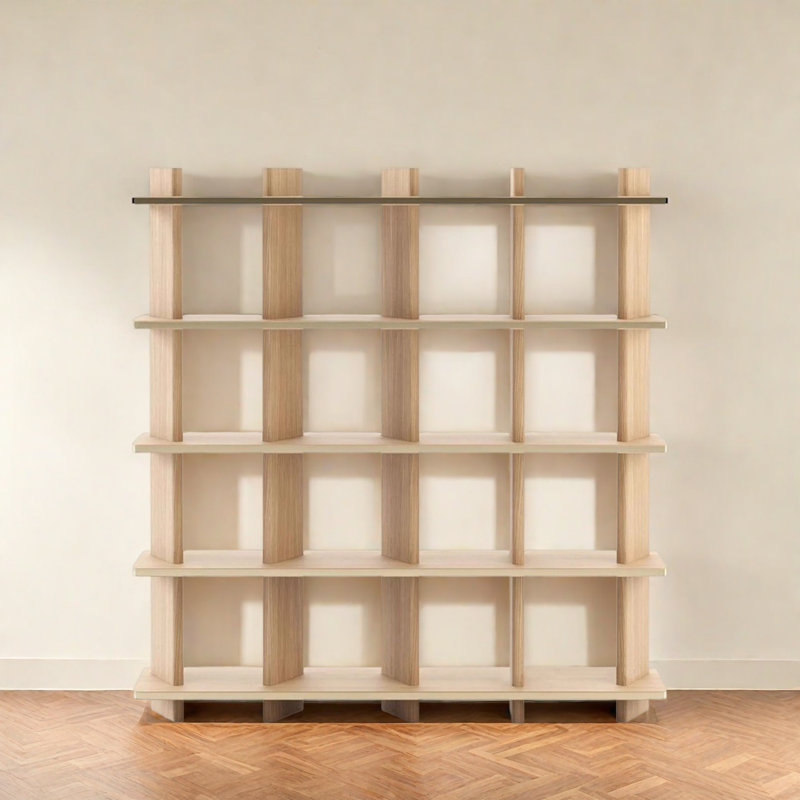 Makinley, Burlywood, (5 tablettes) H 70,8 po x l 62,9 po x P 11,8 po