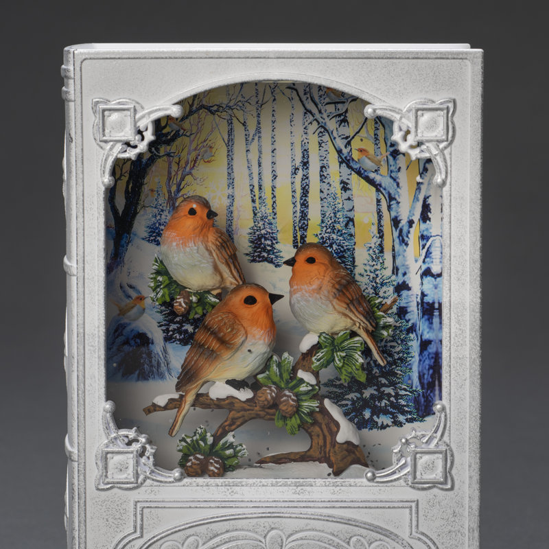 Christmas Bird Snow Globe