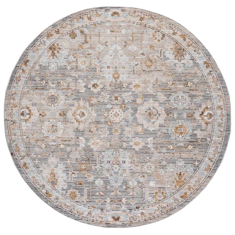 Vintage Westwood 200 Performance Oriental Rug, Round 6'3"