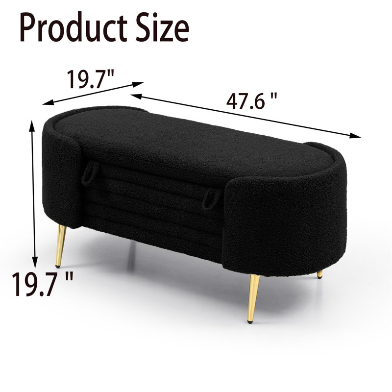 Banc de rangement moderne