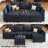 Allinson 7-Piece Velvet Freely Combined Modular Sofa L Shaped Couch Variable Sofa Bed Sleeper Apartment Living room Sectional Storage Sofa-101644911