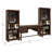 Westly Desk & 2 Open Bookcases