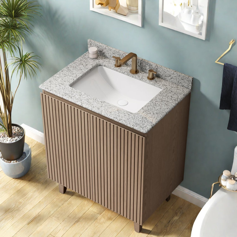 Meuble-lavabo moderne (doit inclure le meuble-lavabo et le lavabo), 30 po, 29.92