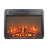 23 Inch Electric Fireplace Insert Heater With Log Set & Realistic Flame, Overheating Protection Without Control