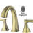Widespread 2-handle Bathroom Faucet with Drain Assembly-58689373