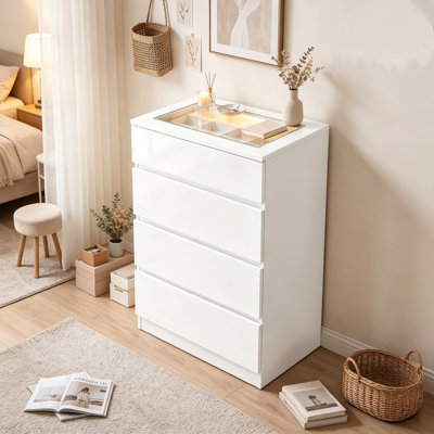 60 cm W Chest of 4 Drawers