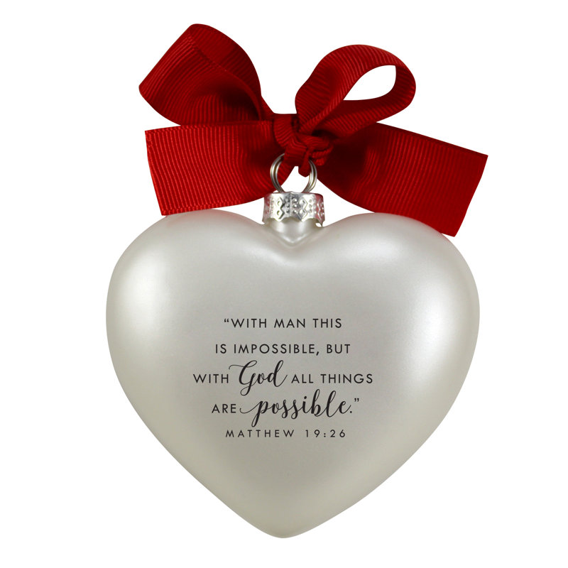 Ornement suspendu Heart Faith