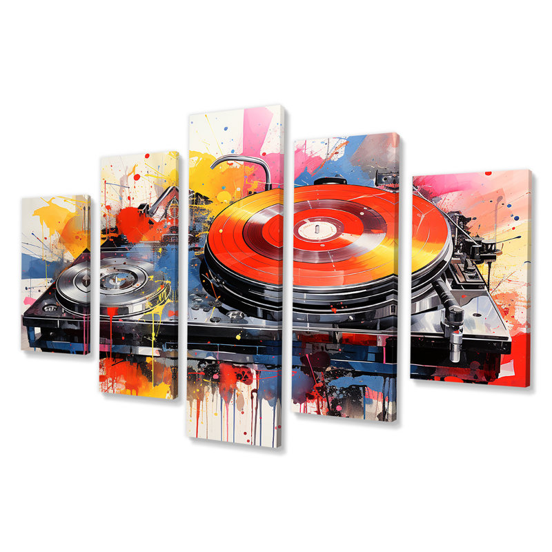 Pop Art Dj Turntables III - Platine vinyle