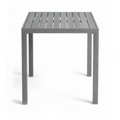 Martha Stewart Bedford All-Weather 35.5" Square Bar Height Aluminum Patio Dining Table