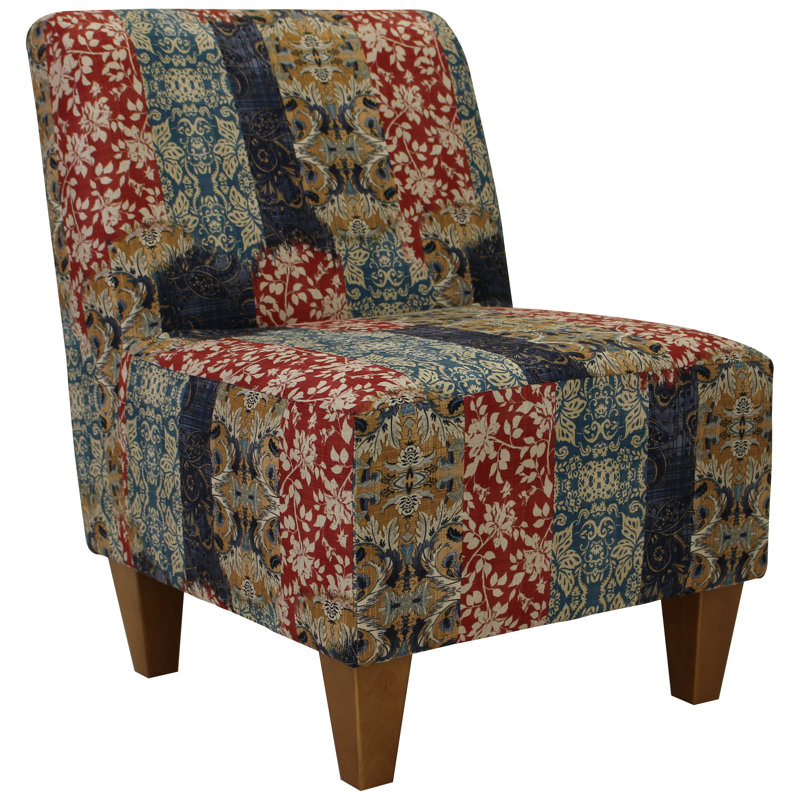 Zoe Upholstered Slipper Chair, Royal