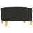  Sofa Chair With Footstool Black-1307044715