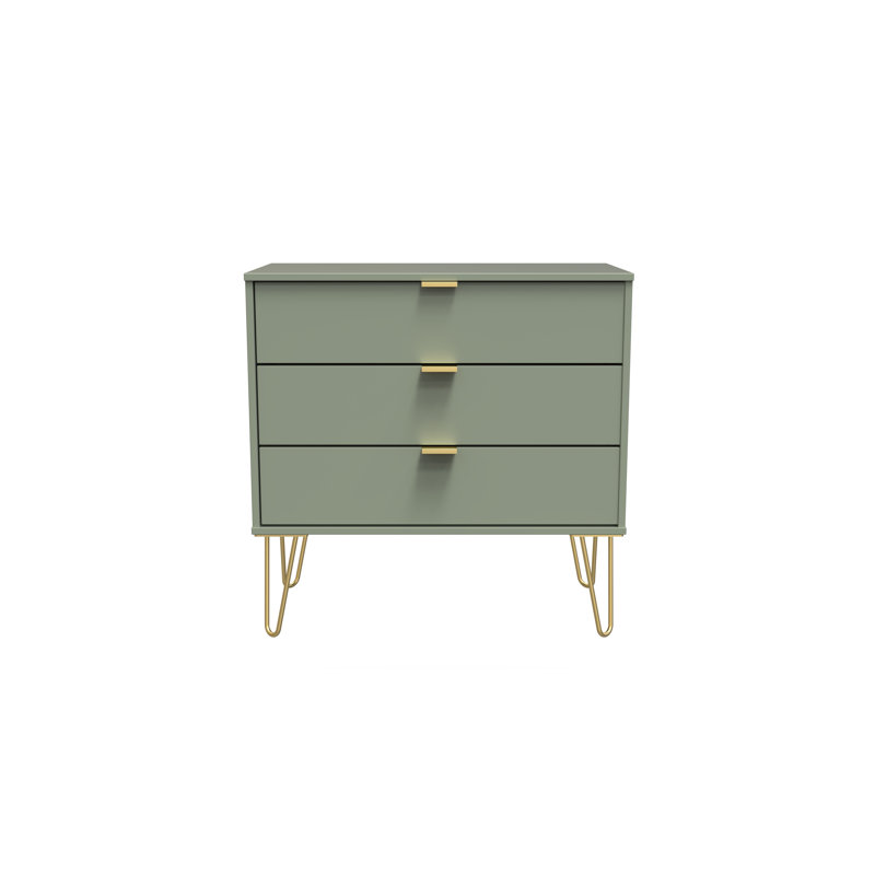 Fully Assembled Aletriz 3 - Drawer Chest of Drawers