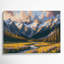 Art mural sur toile gris «USA State Montana»-243683565