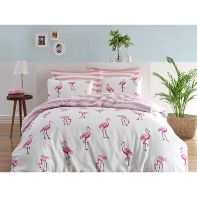 Cotton Blend Animal Print Duvet Cover