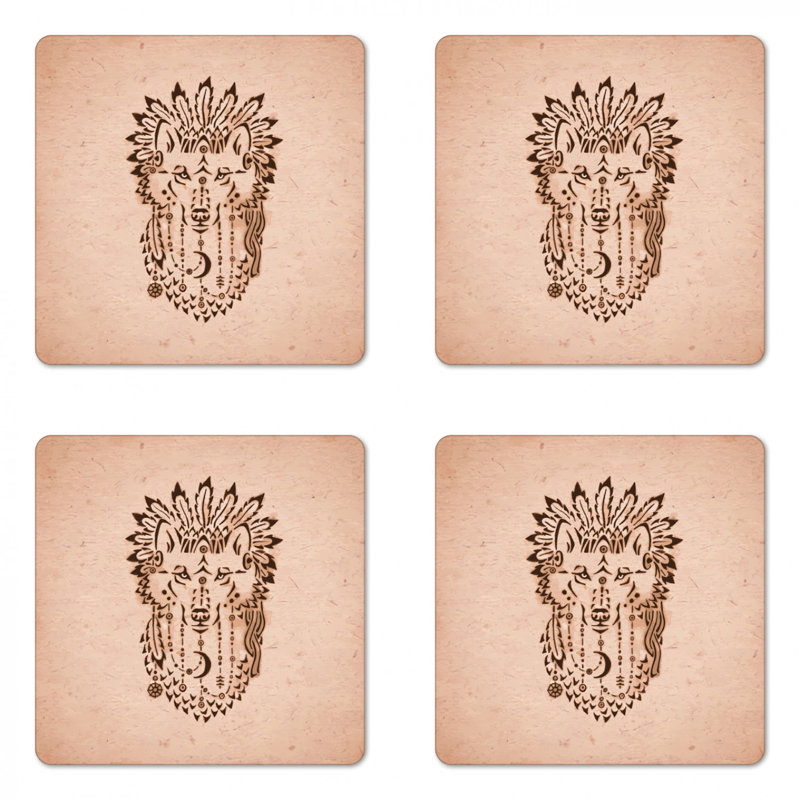 Square 4 Piece Coaster Set