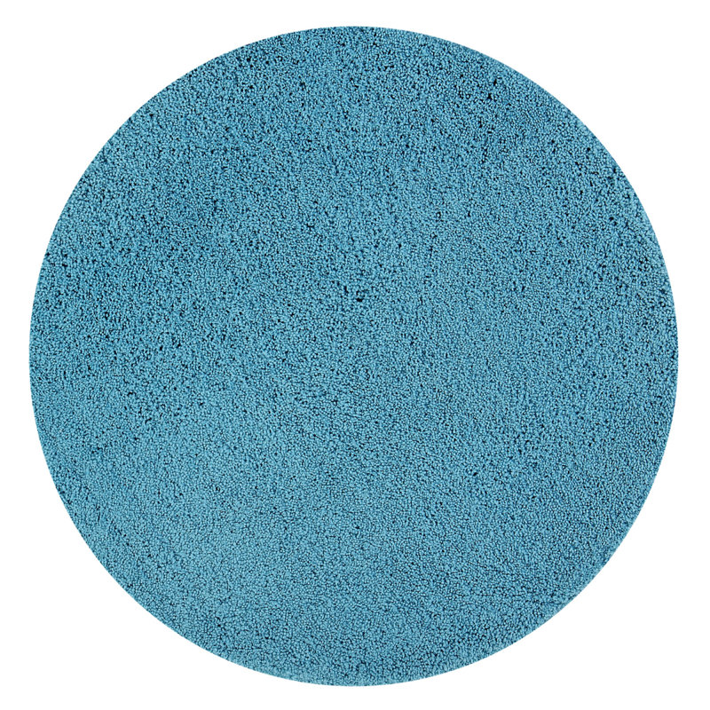 Tapis de salle de bain Micro, Bleu, Rond 30 po