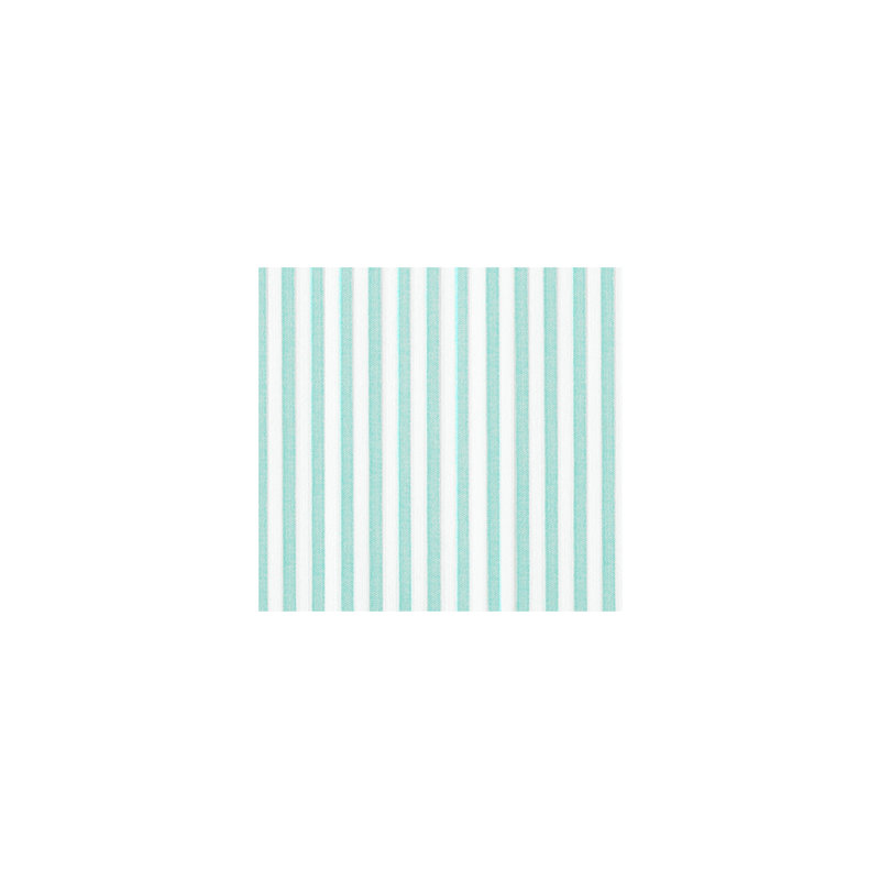 Papersoft Spunlace Striped Square Napkin, Aqua, 10" Square