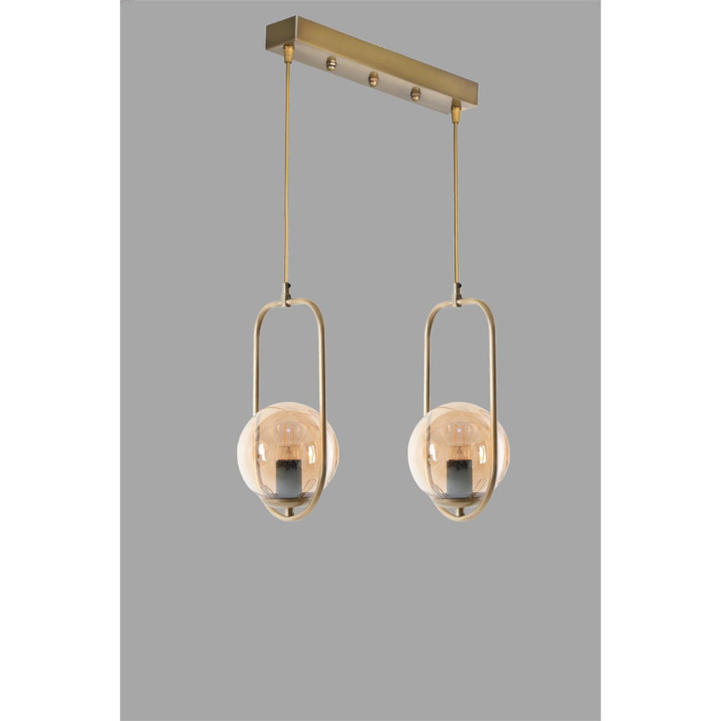 Wacissa 2 - Light Kitchen Island Pendant, Gold, Copper