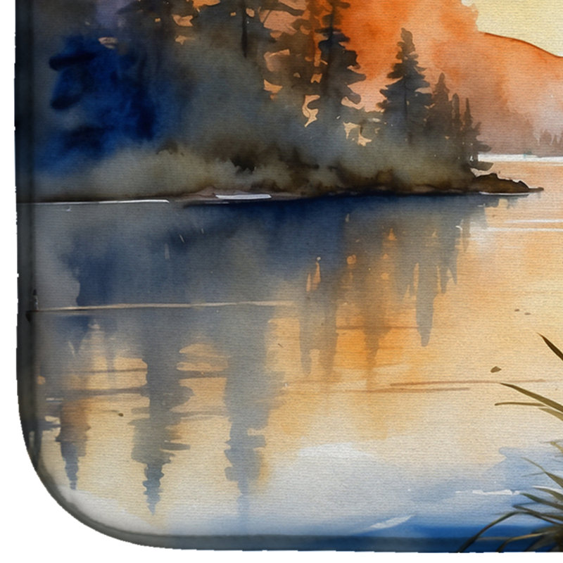 Tapis de séchage Blue Heron in the Golden Hour