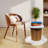 15" Boucle Upholstered Round Storage Ottoman-1770658938