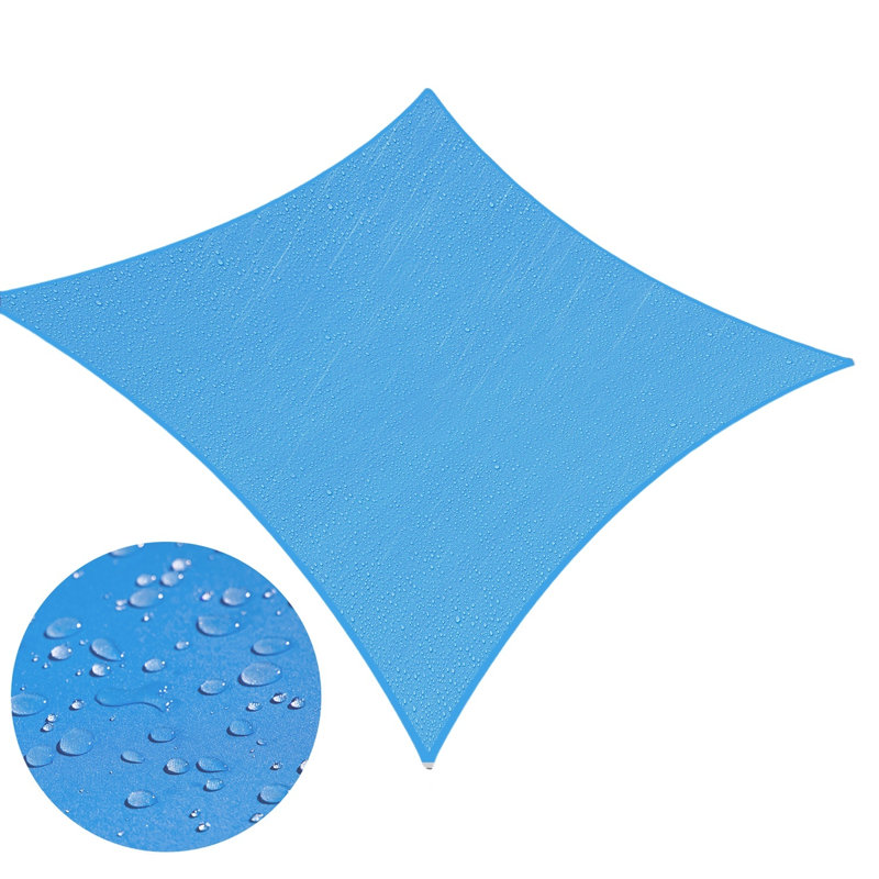 Voile d'ombrage imperméable carré Amgo Custom - durable et résistante aux rayons UV, Île Seymour Nord, Galapagos, 8 pi x 8 pi
