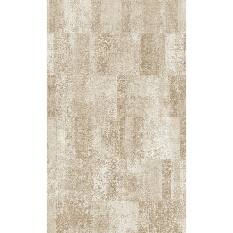 Rouleau de papier peint géométrique L 33 pi x l 21 po Brooklin, Beige