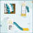 5 in 1 Toddler Slide, Indoor Kids Slide Playset for 1-3 Years Olds