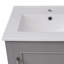 Petit meuble-lavabo moderne de 20 pouces avec lavabo en céramique - 20 * 14,5 * 33,3 pouces, rangement spacieux, 1 porte à fermeture en douceur-116234247