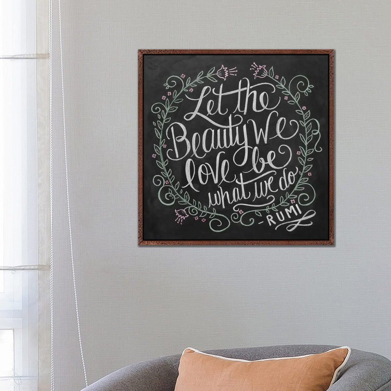 Apricot Glazed Chicken Recipe by Lily & Val - Print on Canvas, Brown Framed Canvas, 66.04 cm H x 66.04 cm W