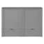 Lit double gris avec tiroir pour un espace enchanteur et confortable-825055686