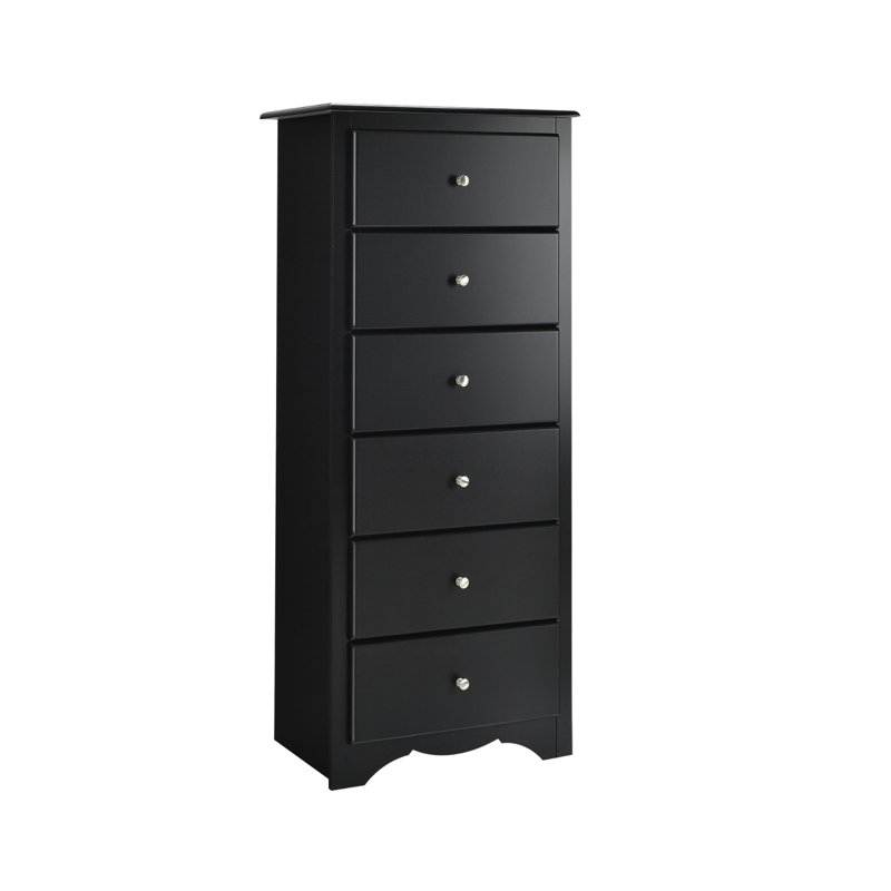 Allick 6 - Drawer Chest of Drawers, Black