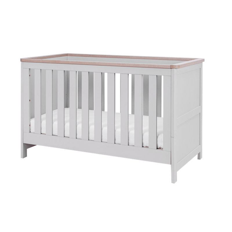 Tutti Bambini Verona Cot Bed, Dove Grey/Oak