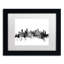 «Vancouver Canada Skyline B&W», impression encadrée-17771765-70580625-70580626