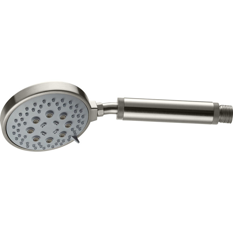 Descanso 1.8 GPM Styletherm Thermostatic Complete Shower System with Handshower Slide Bar and Tub Spout, Satin Nickel
