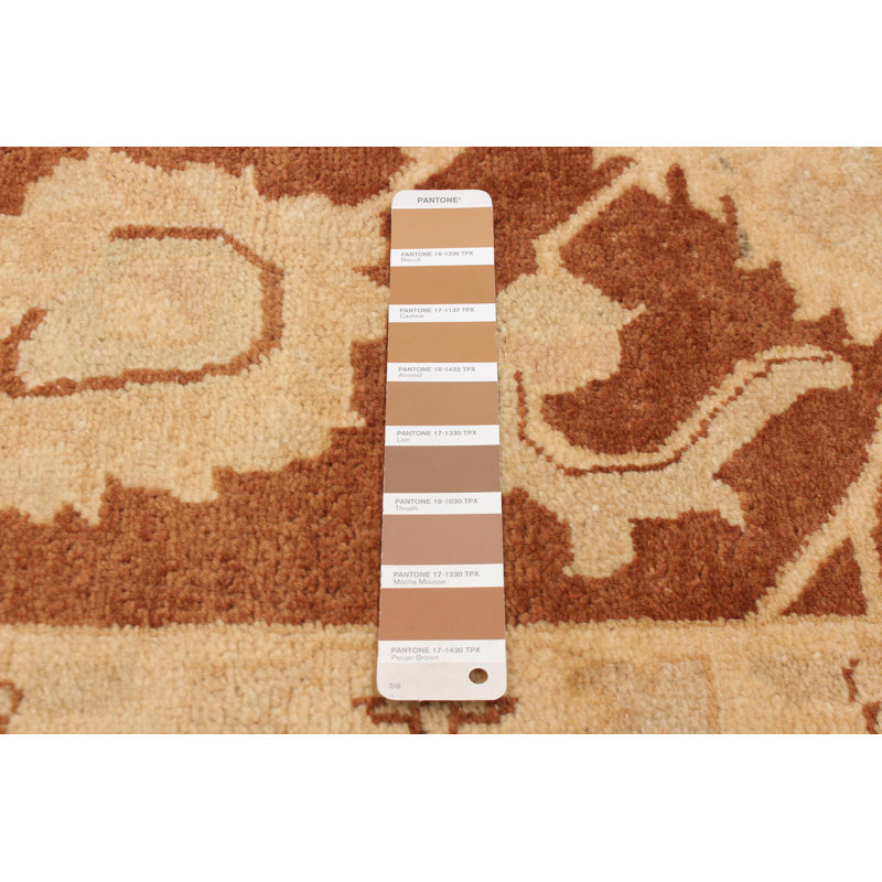 Peter-Alexander One-of-a-Kind 9'0" x 12'0" New Age Rectangle Wool Area Rug in Brown
