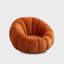 Fauteuil capitonné et repose-pieds capitonné - Siège confortable et élégant