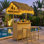 Ensemble de bar 3 pièces Tropical Tiki
