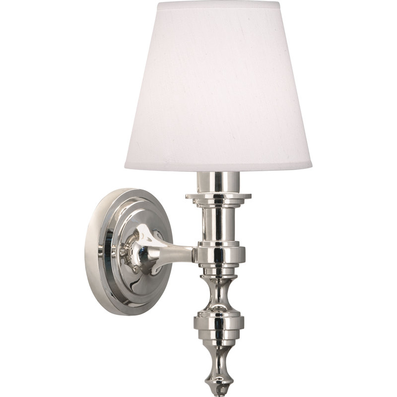Arthur 1 - Light Armed Sconce, Polished Nickel